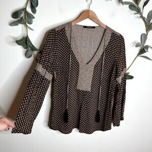 Nadine Milano V Neck Blouse LAST CALL